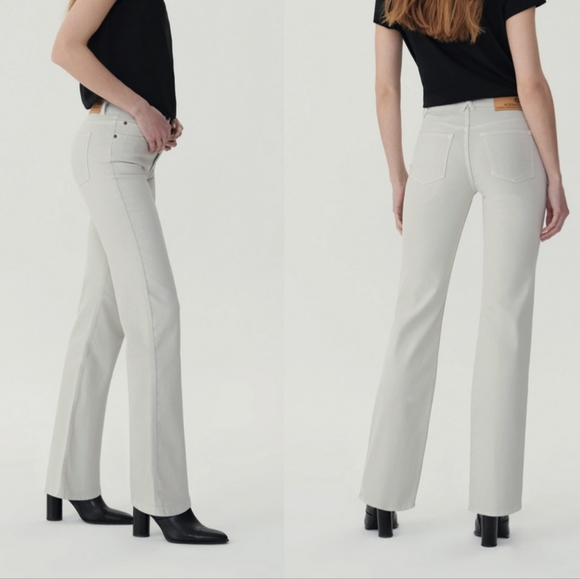 Aiosaku Willoa 99% Organic Cotton Slightly Flared Ecru Denim ~ Size 29 - Picture 1 of 12